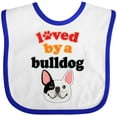 thumbnail image 3 of Inktastic French Bulldog Boys or Girls Baby Bib, 3 of 4