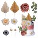 thumbnail image 1 of Billuyoard 24 adornos para tartas de cumpleaños con bolas para decorar tartas, cumpleaños, bodas y palmeras. Kits de decoración para fiestas, 1 of 5