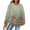 Mint Green, variant on DQRPSEETB Cowl Neck Tops for Women Women's Yes I'm Cold Letter Printed Hooded Drawstring Plaid Fabric Pocket Sweater Casual Top