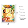 thumbnail image 2 of The Abundance - Hawaiian Women with Fruit Baskets - Vintage Ocean Liner Menu Cover by Frank Macintosh c.1930s - Fine Art Matte Paper Print (Unframed) 24x32in, 2 of 4