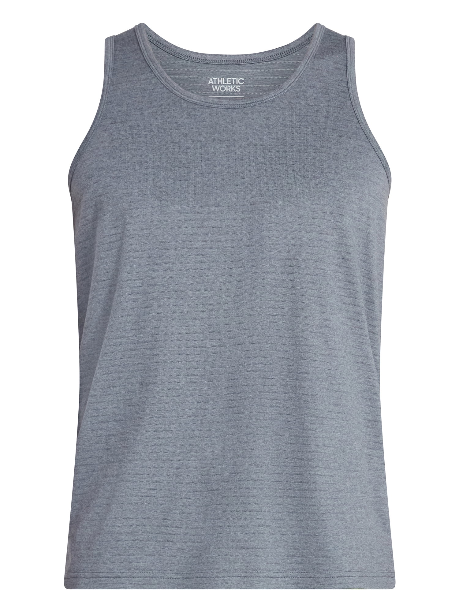 Athletic Works Men's and Big Men's Stripe Jersey Active Tank Top, Sizes S-3XL