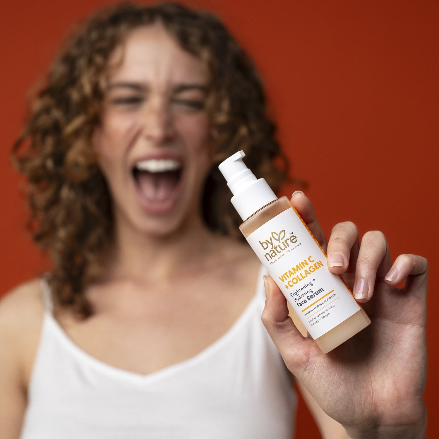 By Nature Skincare from New Zealand Vitamin C and Collagen Face Serum to Brighten and Hydrate All Skin Types