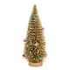 thumbnail image 5 of Árbol de Navidad artificial de mesa, decoración navideña para fiestas. Oro brillante 15cm, 5 of 9