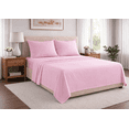 thumbnail image 1 of Juego De Sabanas Microfibra Soft Colores Lisos Matrimonial Rosa Liso Sólido, 1 of 6