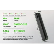 YOSE POWER 48V 16Ah Ebike Reention Dorado Plus Ebike Battery 48V Replacement Battery for Aventon Pace 500 Lithium Batteries Compatible with NCM Moscow Magnumbikes Electric Bike