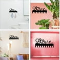 thumbnail image 6 of Love Metal Key Holder 10 Hooks Black Iron Wall Mounted Hooks Decorative Hook Organizer Rack for Towel Bag Clothes Key Hanging Wall Decoration, 6 of 9