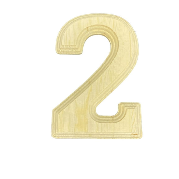 Crafts Central Pine Wood Beveled Wooden Numbers for Arts & Crafts, Decorations and DIY