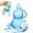Blue, variant on Glass Gourd Water Bottle, Chinese Retro Drinking Gourd Bottle Leak-Proof,Unique Bottles with Tassel & Sash for Home Decoration, Portable Sports Water Bottles for Outdoor