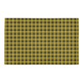 thumbnail image 2 of CADecor checkered Fabric yellow black Non-Slip Bath Rug Bath Mat Rug Doormat 30x18 inches, 2 of 3