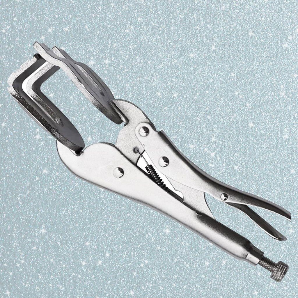 Tizuqe 9inch Heavy Duty C Clamp Locking Pliers Heavy Duty Welding C Clamp Pliers Vises