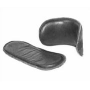 Thomas Fetterman Padded Leather Forearm Crutch Cuff Inserts, Black, Pair