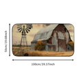 thumbnail image 5 of Creowell Windmill Barn Field Door Mat Outdoor Indoor Welcome Rug Burlap Felt Anti-Slip Recycled Rubber Home Entrance Outside Entry 19.68*39.37 in, 5 of 6