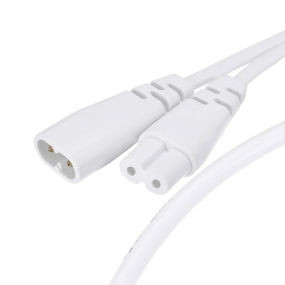 Uxcell T5 LED Tube Connector Cable 2 Pin 30CM Male to Female Extension Cord 10Pcs