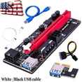thumbnail image 2 of Pcie Riser 1X A 16X Extensión De Gráficos Para Gpu Mining Powered Riser Tarjeta Adaptadora 60Cm Cable Usb 3.0 4 Capacitores Sólidos Speravity EL017018-01, 2 of 5