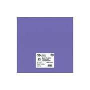 Paper Accents Cardstock 12"x 12" Stash Builder 65lb Textured Royal Purple 25pc