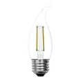 thumbnail image 3 of GE Relax HD LED Light Bulbs, 25 Watt, Soft White, CA11 Bulbs, Medium Base, Clear Finish, 4pk, 3 of 8