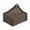 B, variant on Heavy-Duty Sun Shade Cloth with Grommets for Patio Pergola Garden Cover 90% UV Block Outdoor Canopy Fabric in Brown
