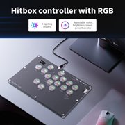 AceGamer Arcade Stick 16Keys All-Button Gamerfinger with Turbo Functions & Custom RGB,Arcade leverless Controller Street Fight for PC/PS3/PS4/Switch/Steam Game Keyboard-Supports Hot Swap & SOCD