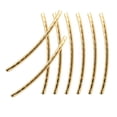 thumbnail image 4 of Curved Noodle Tube Spacer Beads Sleek Twist Tube Beads Long Sleek Twist DIY Materials For Jewelry Making For DIY Crafts For Making Necklaces For Bracelets ANGGREK Arte y Manualidades, 4 of 8