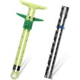 thumbnail image 1 of Sliding Gauge Sewing Measuring Tool, 2 Pieces 5 in 1 Sliding Gauge, Sewing Measure Gauge Fabric Quilting Ruler for Knitting Craft Sewing Beginners Sup, 1 of 5