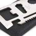 thumbnail image 4 of fastboy Multi-Purpose 11-in-1 Stainless Steel Survival Cutter Tool Outdoor Travel Camping Climing Emergency Card Pocket Cutter, 4 of 9