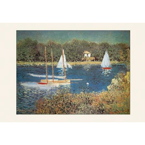 Bassin D'Argenteuil Poster Print by Claude Monet (24 x 36) - Walmart ...