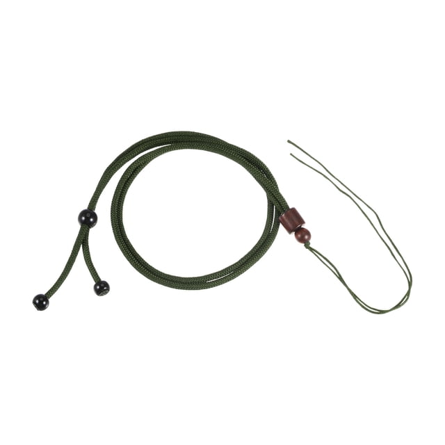Unique Bargains Jade Ropes Nylon Cord Necklace Holder Strings Emerald Rope, Army Green 5 Pack