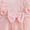 thumbnail image 7 of KPOPLK Baby Girl Floral Tulle Princess Dress Long Sleeve Cute Tutu Skirts Romper with Lace Headband for 3 6 9 12 18 Months(Pink,9-12 Months), 7 of 7