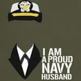 thumbnail image 3 of CafePress - Proud Navy Husband Dark T Shirt - Men's Classic Graphic Cotton T-Shirt, 3 of 4