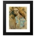 thumbnail image 2 of Helene Schjerfbeck 15x18 Black Modern Framed Museum Art Print Titled - Girl from Eydtkuhne II (1927), 2 of 5