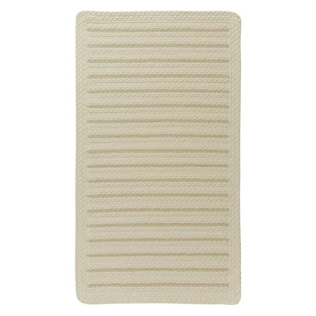 Boathouse 0257 Cross Sewn Braided Rectangle Area Rug - Cream