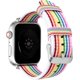 thumbnail image 4 of Durable Canvas Watch Bands Compatible with Apple Watch 45mm 41mm 44mm 40mm 42mm 38mm, Premium Nylon Wrist Watch Strap For iWatch Sery 7 6 5 4 3 2 1 Ba, 4 of 4