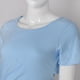 thumbnail image 4 of Camiseta de manga corta con diseño de lazo para niñas y mujeres, blusa informal METRO, 4 of 9