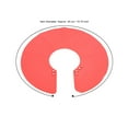thumbnail image 1 of Dekaim Abrigo de Corte de Pelo, Soft Salon Corte de Pelo Abrigo de Hombro Diseño de Cierre magnético Tinte de Pelo Almohadilla de Silicona Corte de Pelo Capa para el Cuello(Rojo), 1 of 5