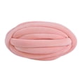 thumbnail image 2 of Abbraccia Chunky Yarn Jumbo Tubular Yarn Hand Knitting Washable Crocheting Bulky Yarn Arm Knit Yarn for Crochet Rug Making Blanket Mat light pink, 2 of 9