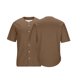 thumbnail image 4 of Mens Botón Camisa Color Sólido Cuello en V Manga Corta Sobredimensionado Transpirable Cardigan Superior, Largo Cardigan Hombres Desgaste Deportivo Casual, 4 of 8