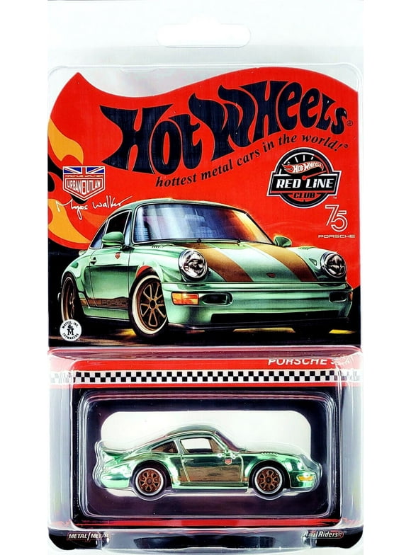 Hot Wheels Red Line Club RLC Porsche 964 Light Green Outlaw in Protector