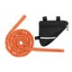 thumbnail image 1 of Cuerda de remolque para bicicleta, cuerda de tracción elástica para adultos y niños, ligera y fácil de usar. Naranja, 1 of 8