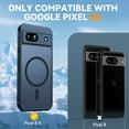thumbnail image 5 of Magnetic Case for Google Pixel 8A Case [Shockproof Matte Slim] [Compatible with MagSafe](Black), 5 of 8