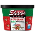 thumbnail image 1 of Shaw’s Peppermint Bark Moose Tracks Ice Cream 1.5L, 1.5 Ltr, 1 of 4