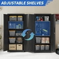 thumbnail image 4 of 72" Tall Metal Garage Cabinet, Lockable Steel Storage with 4 Shelves, 4 of 26