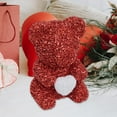 thumbnail image 6 of Esquirla Valentine's Bear Home Centerpiece Lovely Valentines Day Gifts Creative Valentines Day Decoration Holding Heart for Girlfriend Red, 6 of 8