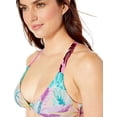thumbnail image 3 of Bar III MULTI Copacabana Printed Surplice Bikini Swim Top, US Small, 3 of 4
