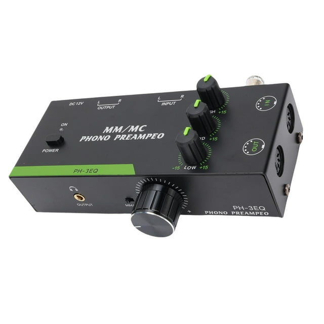 Phono Turntable Preamp Mini Stereo Audio Support MM MC Cartridges XLR Input Output Ideal for Phonograph