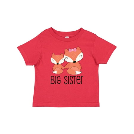 

Inktastic Fox | Big Sister Gift Baby Girl T-Shirt