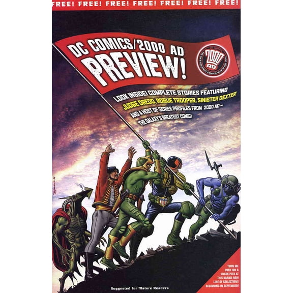 DC Comics/2000 AD Preview #1 VF ; DC Comic Book