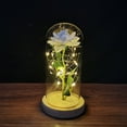 thumbnail image 1 of MesaSe Glass Rose Galaxy Rose Enchanted Rose Light Up Rose Glass Rose Flower Gift Glass Roses Mom Forever Rose, 1 of 7