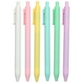 thumbnail image 4 of Meiiso Macaron Retractable Gel Pen, White, for Black Paper Writing Drawing Journaling Note Taking sch○○l Home（1pc：1.25ml）, 4 of 9