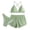 Green, variant on Women's Color Bikini Swimsuit Swimsuit Three Piece Set Army Green L