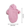 thumbnail image 3 of FYTPOV Dog Hoodie Clothes, Pet Clothes for Dog Cat, Pet Sweaters, Fashion Puppy Coat, Warm Dog Cat Drawstring Sweatshirt, L, 3 of 3